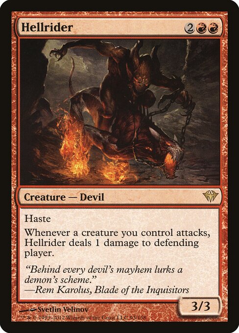 Hellrider card art