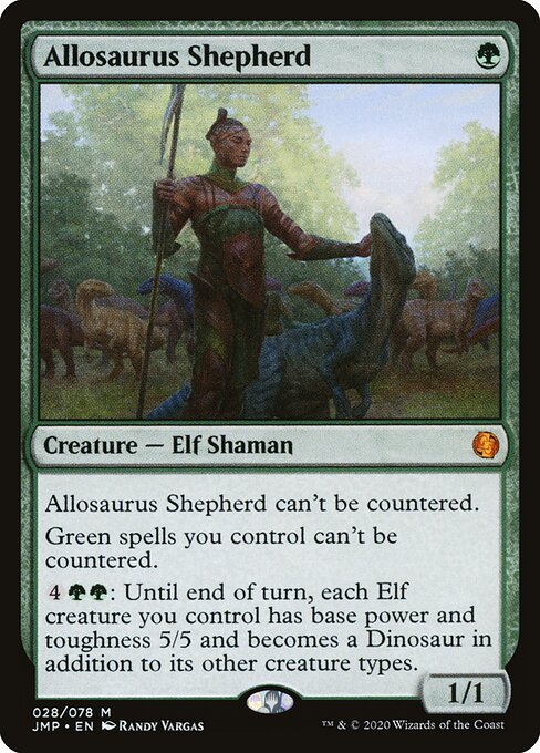 Allosaurus Shepherd card art