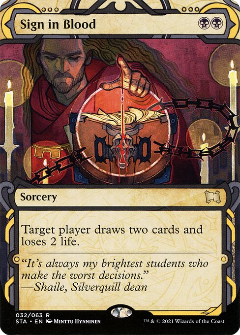 Sign in Blood card art
