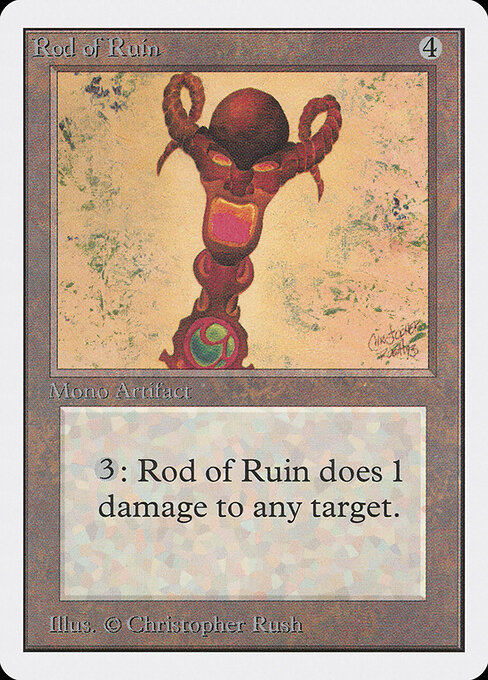 Rod of Ruin card art