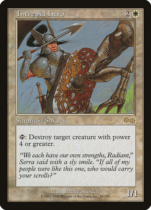 Intrepid Hero card art