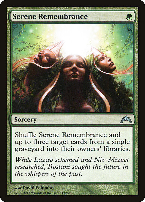 Serene Remembrance card art