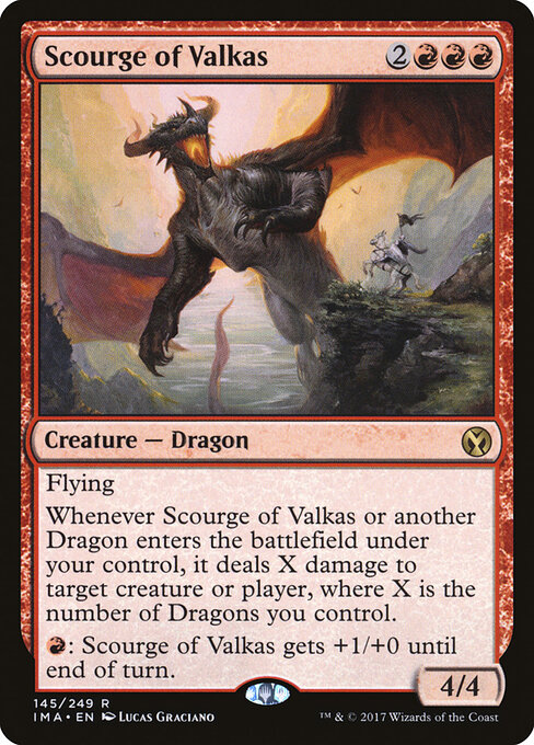 Scourge of Valkas card art