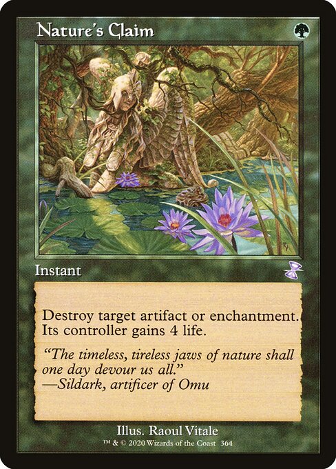 Nature's Claim card art