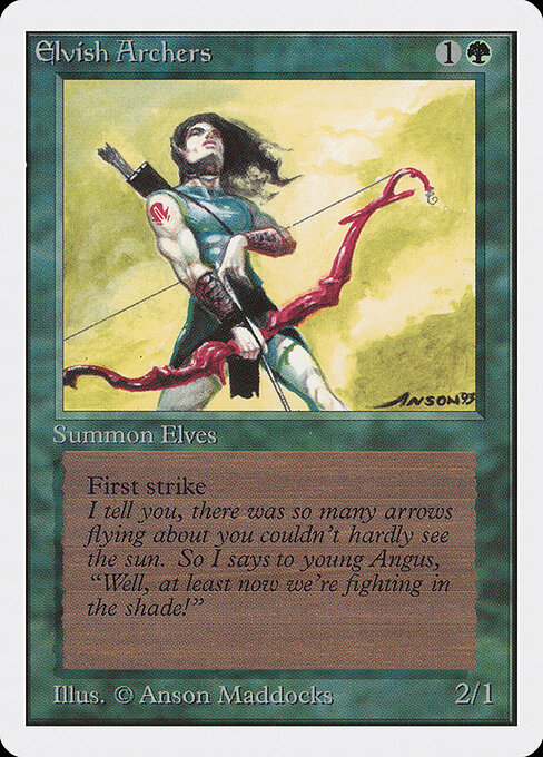 Elvish Archers card art