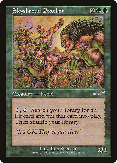 Skyshroud Poacher card art