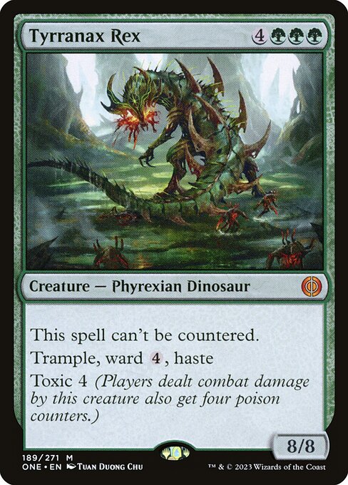 Tyrranax Rex card art