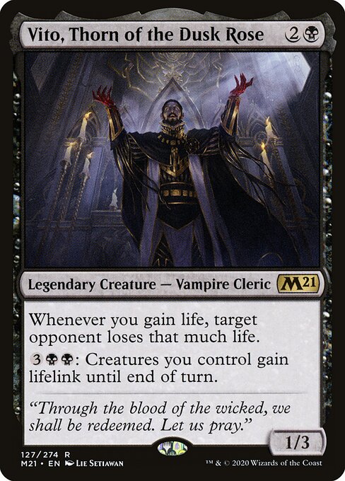 Vito, Thorn of the Dusk Rose card art