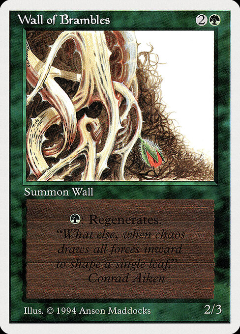 Wall of Brambles card art