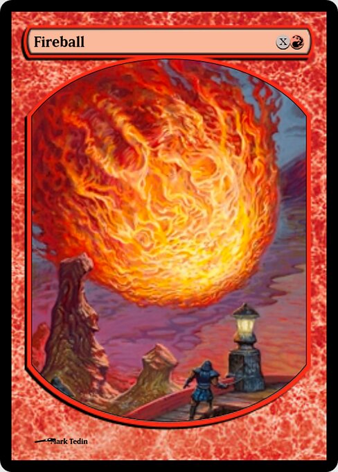Fireball card art