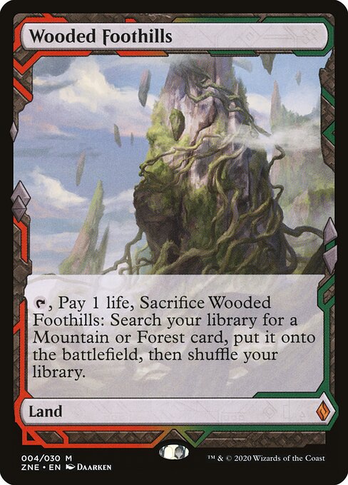 Wooded Foothills card art