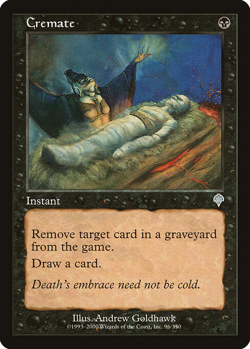 Cremate card art