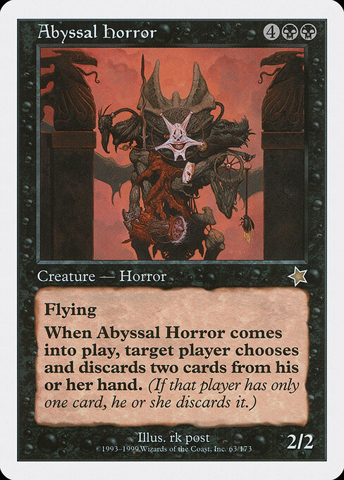Abyssal Horror card art