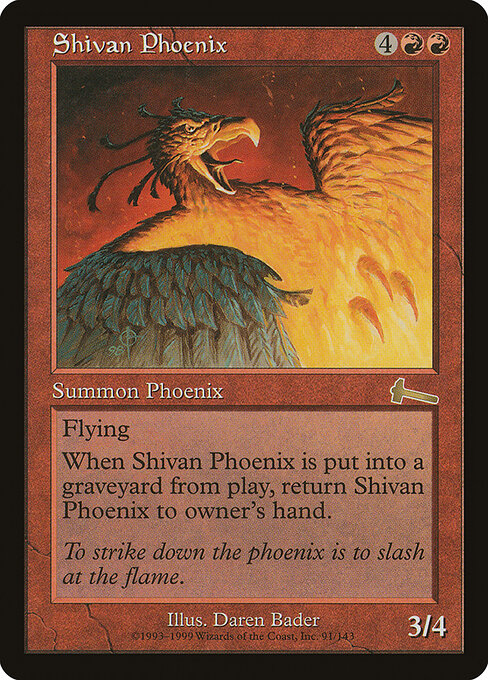 Shivan Phoenix card art