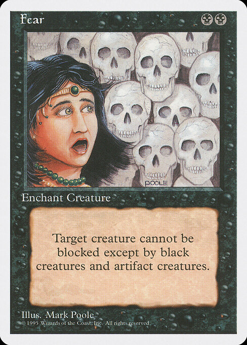 Fear card art