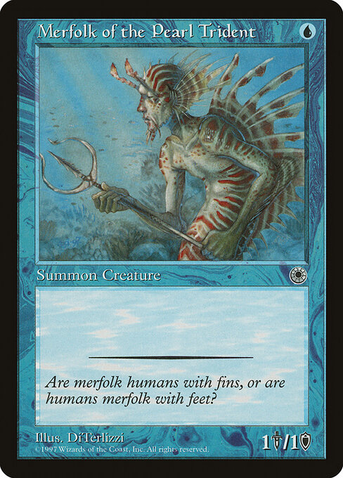 Merfolk of the Pearl Trident card art