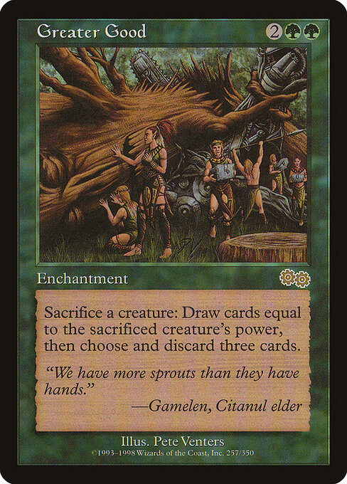 Greater Good card art