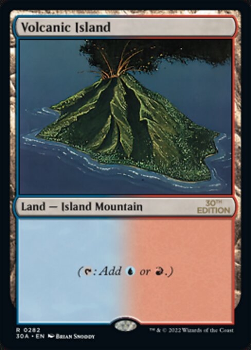 Volcanic Island card art