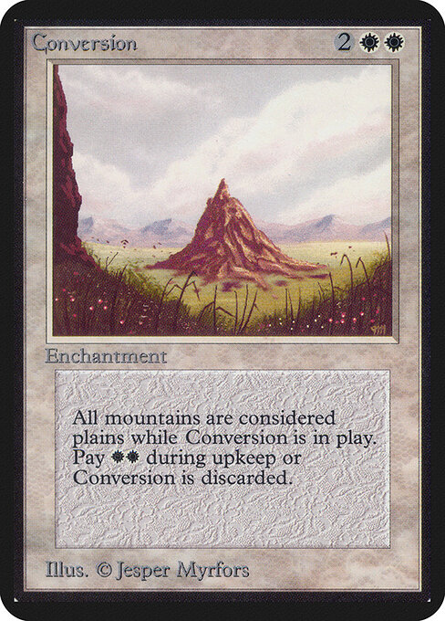 Conversion card art