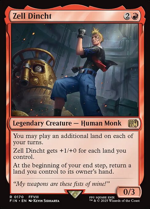 Zell Dincht card art