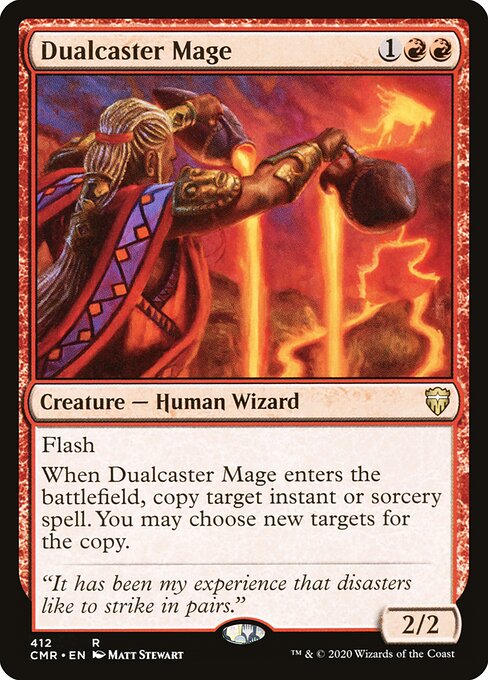 Dualcaster Mage card art