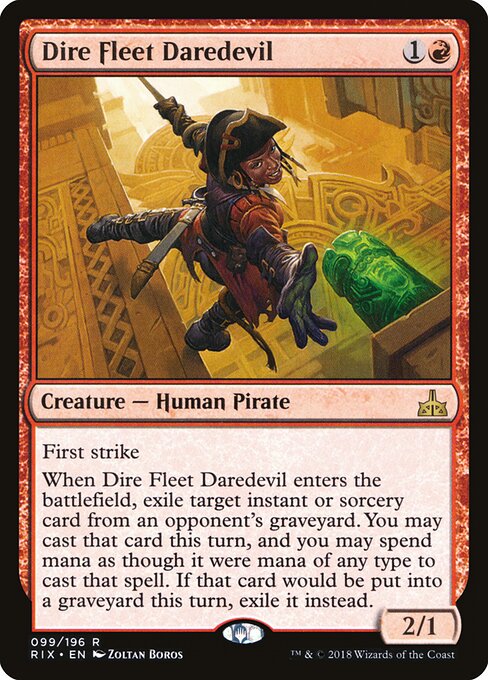 Dire Fleet Daredevil card art