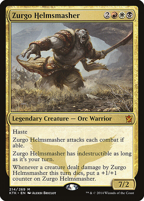 Zurgo Helmsmasher card art
