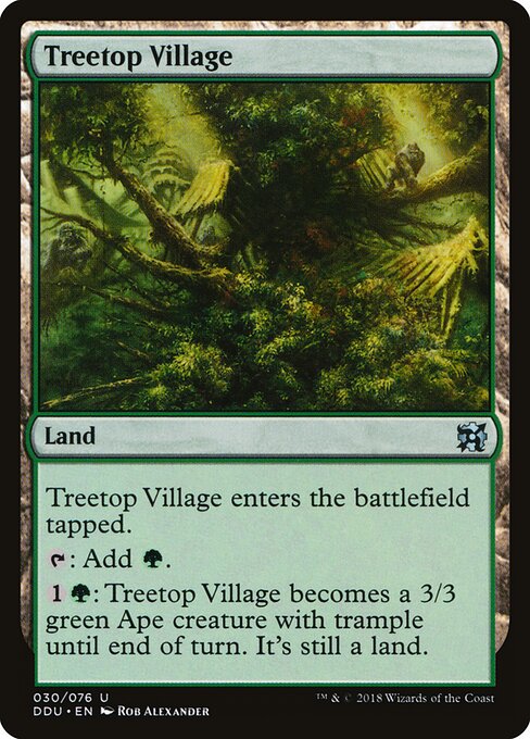 Treetop Village card art