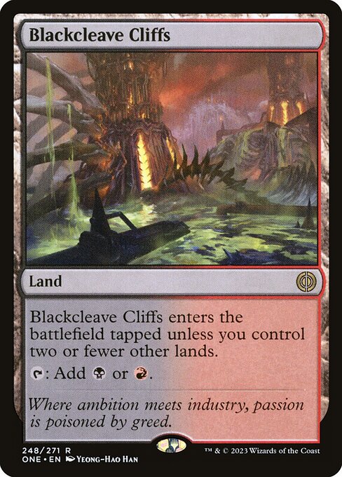 Blackcleave Cliffs card art