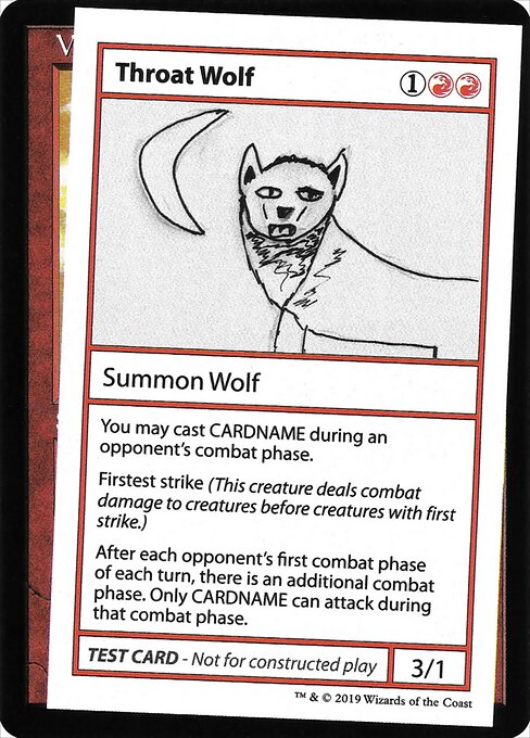Throat Wolf card art