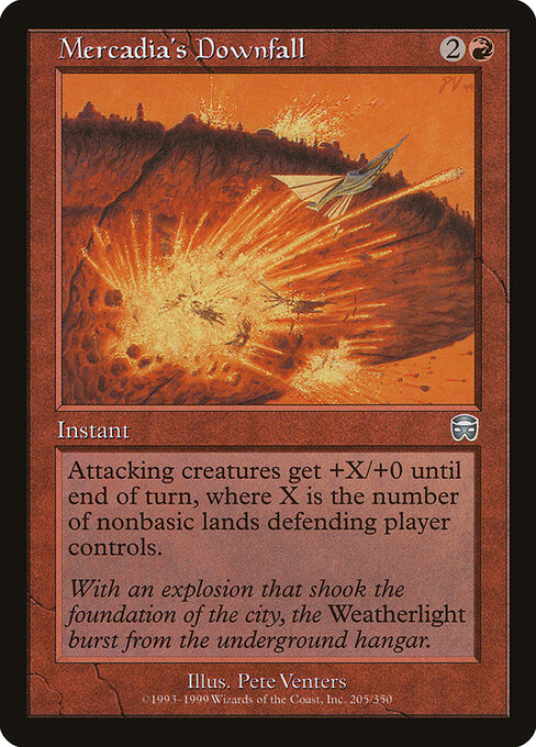 Mercadia's Downfall card art