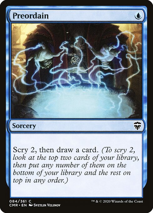 Preordain card art
