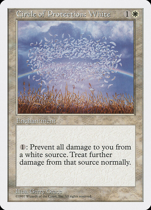 Circle of Protection: White card art