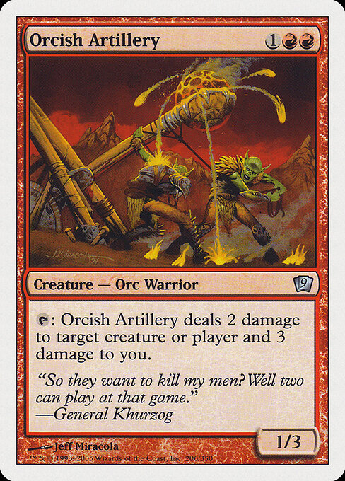 Orcish Artillery card art