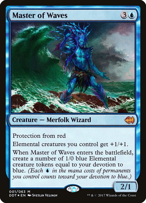 Master of Waves card art