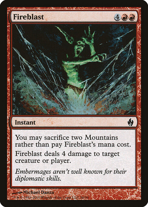 Fireblast card art