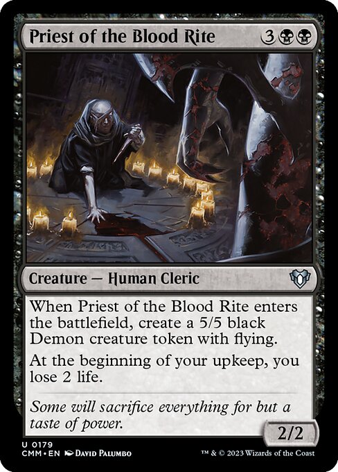 Priest of the Blood Rite card art