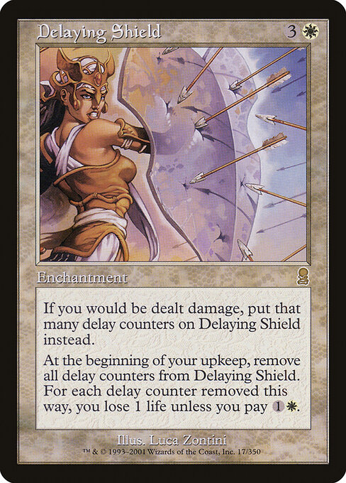 Delaying Shield card art