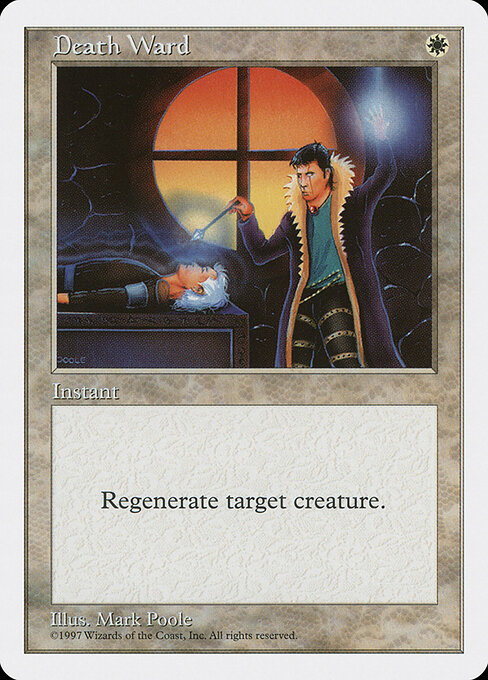 Death Ward card art