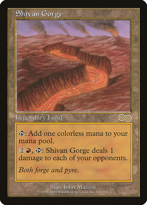 Shivan Gorge card art