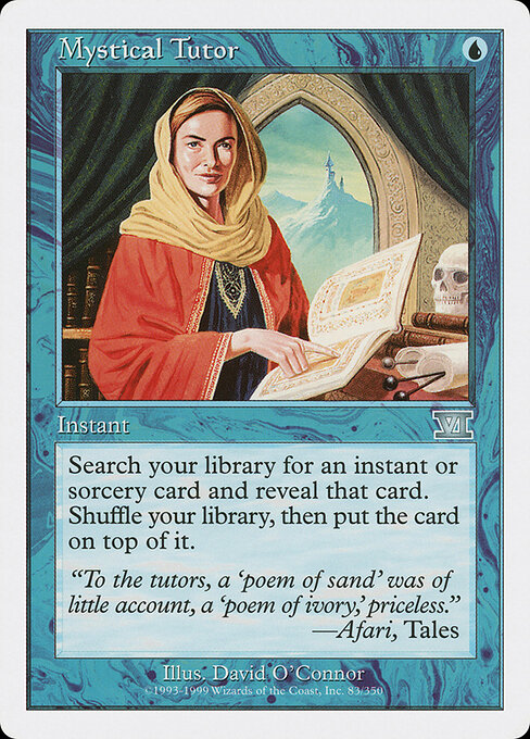Mystical Tutor card art