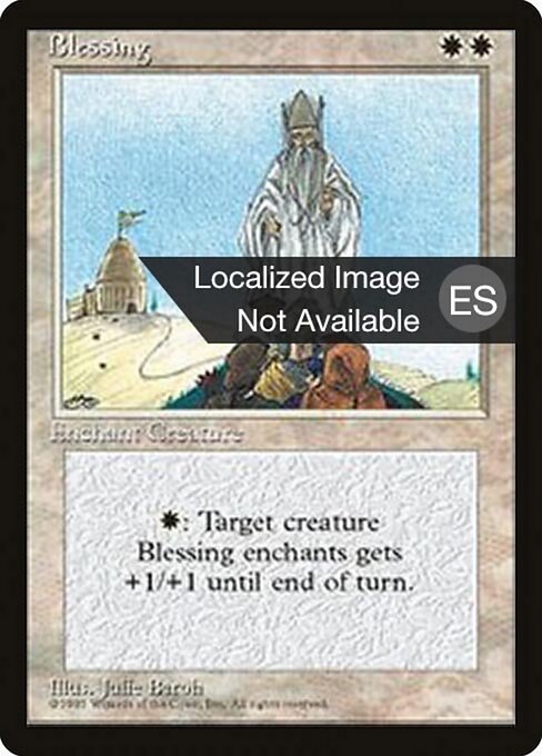 Blessing card art
