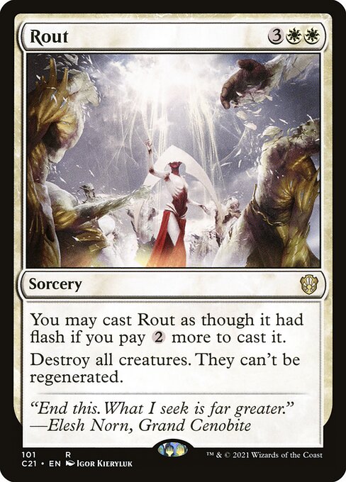 Rout card art