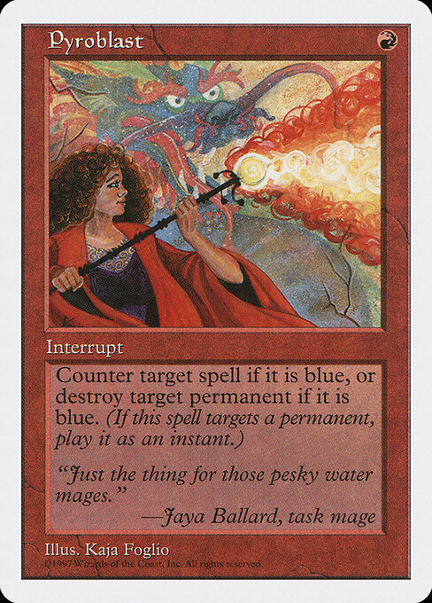 Pyroblast card art