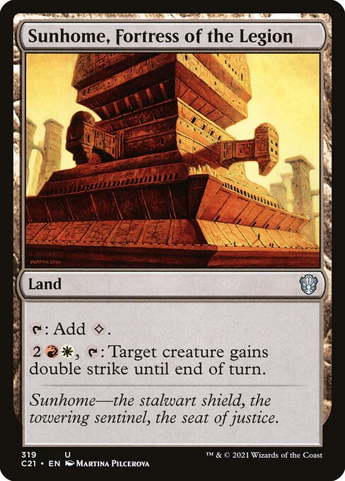 Sunhome, Fortress of the Legion card art