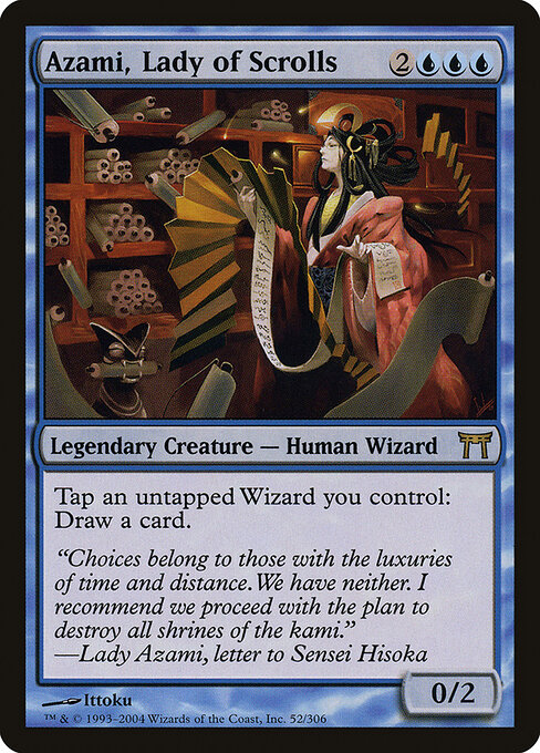Azami, Lady of Scrolls card art