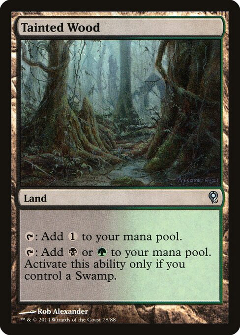Tainted Wood card art