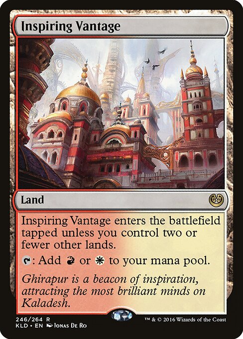 Inspiring Vantage card art