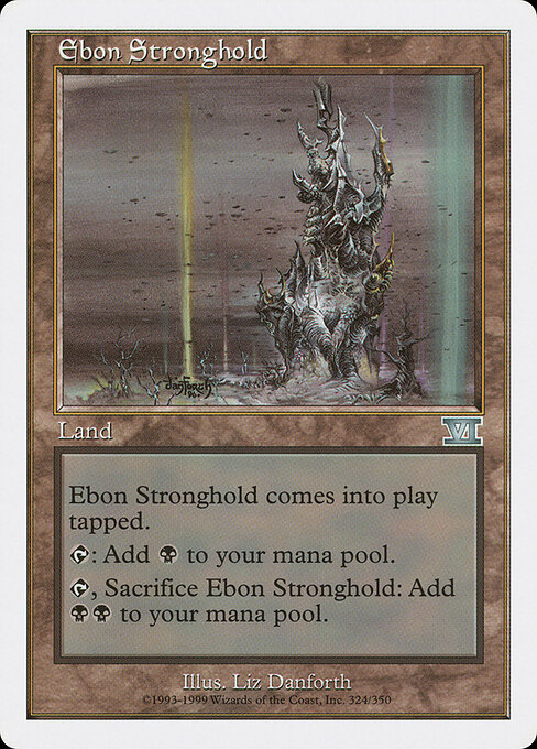 Ebon Stronghold card art