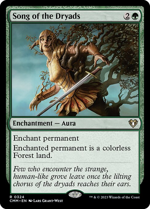 Song of the Dryads card art